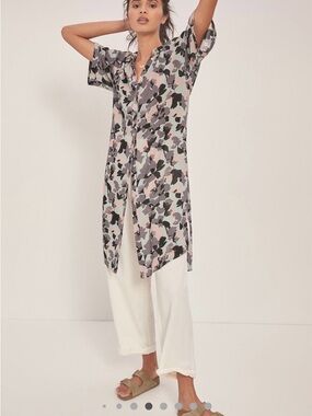 Maeve Anthropologie Button-Up Shirt / tunic